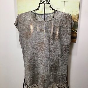 Dantelle | High Low Shimmery Copper Top S